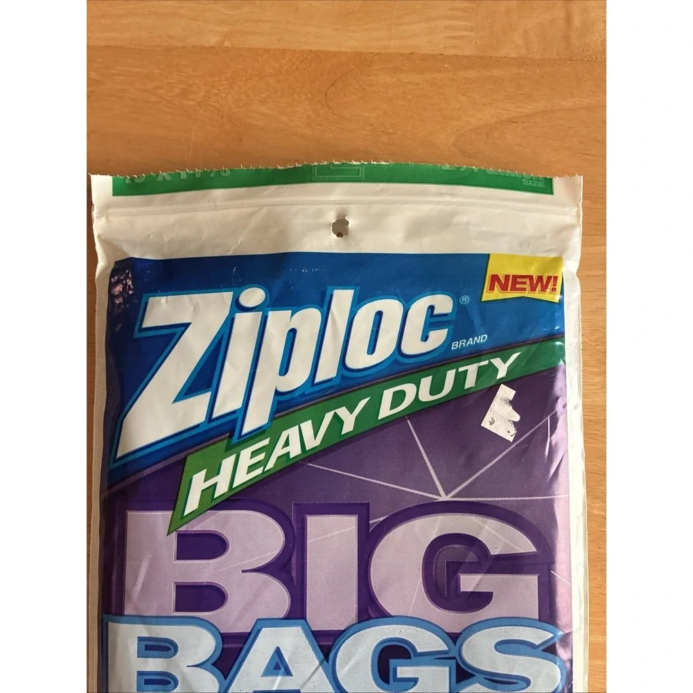 Ziploc Heavy Duty LARGE 8 Count Big Bags 13